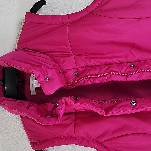 Newyork&Company women pink puffer vest jacket size S - Picture 7 of 16